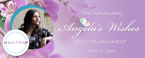 Angela's Wishes Golf Tournament display